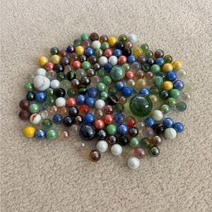 Colorful Assorted Marbles Collection